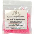 Lainee Latex Bands - profesjonalne gumki do top-knotów, małe (6.3mm), cienkie, różowe (magenta pink), 850 sztuk