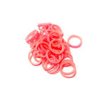 Lainee Latex Bands - profesjonalne gumki do top-knotów, małe (6.3mm), średnie, różowe (shocking pink), 850 sztuk
