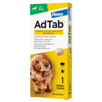 AdTab - tabletka dla psa zapewniająca ochronę przed pchłami i kleszczami, waga psa od 11 do 22kg