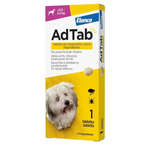 AdTab - tabletka dla psa zapewniająca ochronę przed pchłami i kleszczami, waga psa od 2.5 do 5.5kg