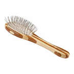 BASS Style & Detangle Wet/Dry Alloy Pin Oval Brush Small - szczotka bambusowa, z metalowymi pinami, mała