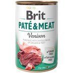 Brit Pate & Meat Vension - karma mokra z dziczyzną dla psów dorosłych wszystkich ras