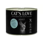 Cat’s Love Adult Fish – ryby z olejem z krokosza i pietruszką w galarecie, pełnoporcjowa karma premium dla dorosłych kotów 200g