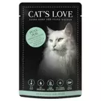 Cat’s Love Adult Pute Pur – indyk z olejem z łososia i kocim tymiankiem w galarecie, pełnoporcjowa karma premium dla dorosłych kotów 85g