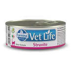 Farmina Vet Life Struvite Feline - weterynaryjna mokra karma dla kota, stworzona z myślą o rozpuszczaniu kamieni struwitowych, puszka 85g