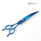 Groomstar - profesjonalne nożyczki gięte, model Blue Star, 7.5"