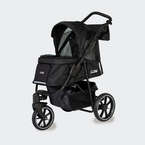 InnoPet Premium Cozy Black - luksusowy, komfortowy wózek dla psów o wadze do 28kg