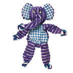 KONG® Floppy Knots Elephant - pluszowa zabawka z piszczałkami dla psa, słoń