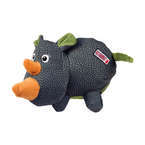 KONG® Phatz™ Rhino - zabawka dla psa z ekoskóry, nosorożec z piszczałką
