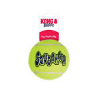 KONG® SqueakAir® Tennis Ball L - piłka tenisowa z piszczałką, aport dla psa (8cm)