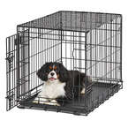 MidWest Life Stages Cage 1630 DD - klatka metalowa dla psa, składana, z dwoma wejściami (77.9 x 49 x 54.5 cm)