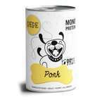 PEPE Pork (wieprzowina) - naturalna mokra karma dla psa, 400g
