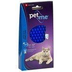 Pet+Me Silicon Brush Blue - szczotka, zgrzebło silikonowe dla kotów krótkowłosych