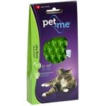 Pet+Me Silicon Brush Green - szczotka, zgrzebło silikonowe dla kotów długowłosych