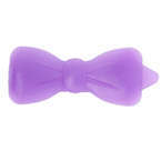 Show Tech Plastic Bow Purple - plastikowa kokardka z klipsem, fioletowa, 3.5cm