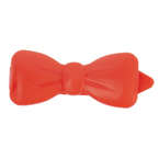 Show Tech Plastic Bow Red - plastikowa kokardka z klipsem, czerwona, 3.5cm
