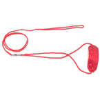 Show-tech Silk Show Lead Red - ringówka sznurek z podgardlem, czerwona, 3mm
