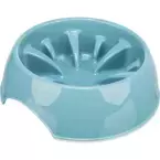 Trixie Slow Feeding - plastikowa miska spowalniająca jedzenie, dla psów i kotów łapczywie zjadających pokarm