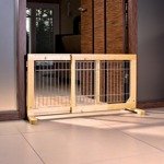 Trixie - drewniana, regulowana barierka zabezpieczająca pomieszczenia przed psami, regulacja 63-108 cm, wysokość 50 cm