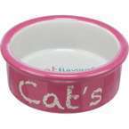 Trixie - miska ceramiczna dla kota, różowo-szara, 300ml