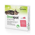 Vetoquinol Drontal Dronspot - preparat na odrobaczenie dla średnich kotów, krople spot-on