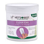 Vet's Best Clean Ear Finger Pads - czyściki do uszu dla psów i kotów, 50 sztuk