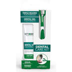 Vet's Best Triple-Headed toothbrush + Dental Gel Toothpaste - szczoteczka do zębów dla psa plus pasta do zębów, zestaw